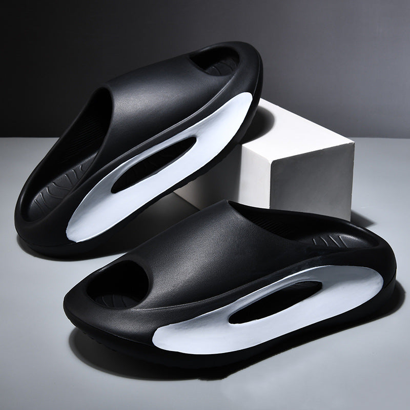 Stylish Unisex Peep Toe Slippers - Comfortable Summer Beach Footwear for All