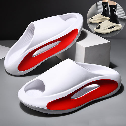 Stylish Unisex Peep Toe Slippers - Comfortable Summer Beach Footwear for All