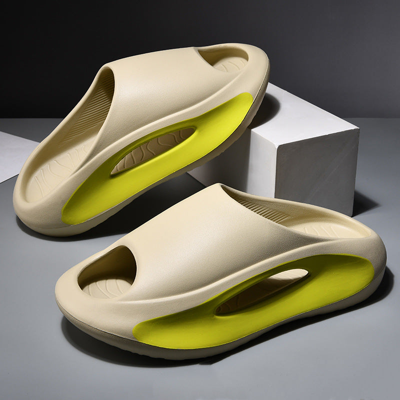 Stylish Unisex Peep Toe Slippers - Comfortable Summer Beach Footwear for All